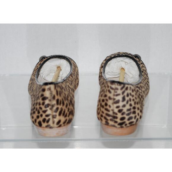 NIB Size 7.5 (Euro 38) Womens Flats Leopard Print Homers - Picture 5 of 8